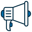 Bullhorn icon.